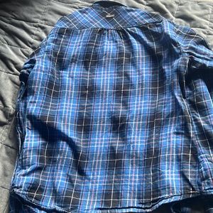 Columbia Blue Flannel - Button Up